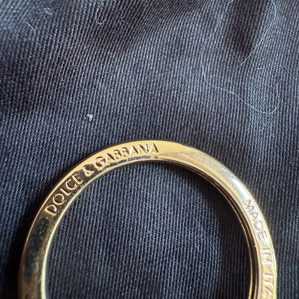 Dolce & Gabbana Black and Gold Key & Card Holder - Picture 5 of 7